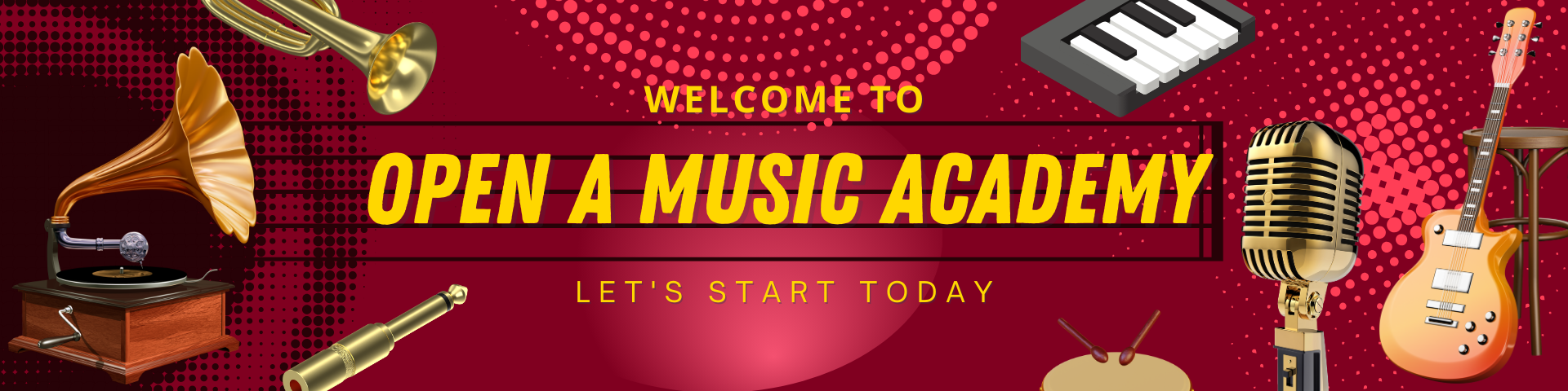 Open A Music Academy Today Front Page Header Image